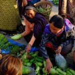 Chawngte, market day
