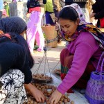 Chawngte, market day