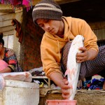 Chawngte, market day