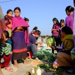 Chawngte, market day