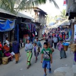 Chawngte, market day